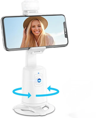 3p Experts 360°Gimbal Video Stabilizer With Auto Face Tracking-White
