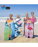 Wham-o Body Board with Wrist Leash Fiberclad Cover Phuzion Core Crescent Tail - Curve/Wave
