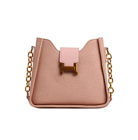 Women's The Monogram Small Shoulder Bag - Baby Pink