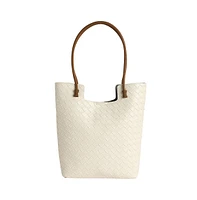 Women's The Weave Tote Bag - Ivory White