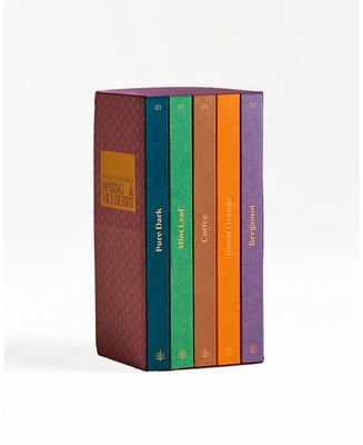 Spring & Mulberry Essence Collection 5-Pack Date-Sweetened Dark Chocolate Bar Gift Set