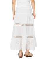 Roxy Juniors' Castaway Cotton Pull-On Maxi Skirt