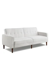 Gold Sparrow 80" Faux Fur Camden Convertible Sofa Bed, Created for Macy's
