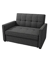 Gold Sparrow 51" Polyester Chandler Convertible Loveseat Bed, Created for Macy's