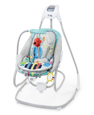 Baby Einstein Infant Ocean Explorers Kick to It 4-in-1 Musical Swing Rocker