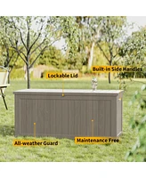 Mondawe 230 Gallon Large Resin Outdoor Storage Box