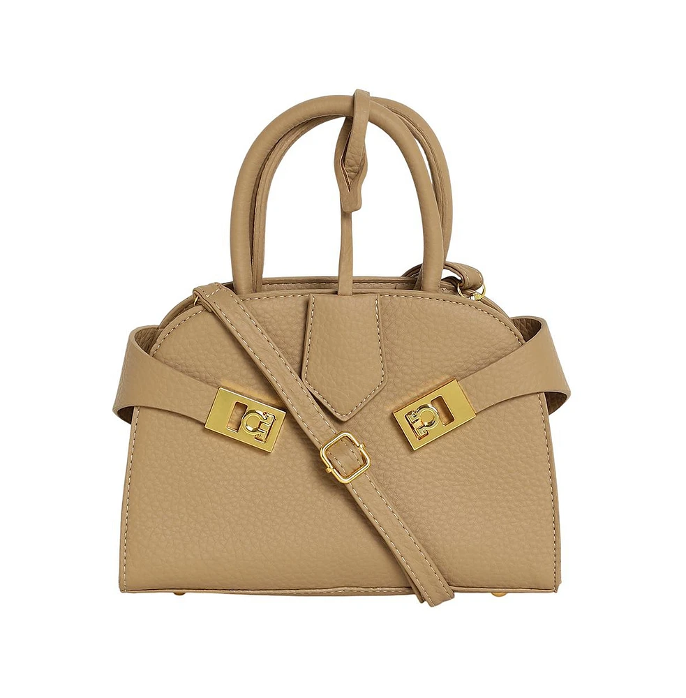 Women's The Small Meridian Hand Bag - Camel Brown