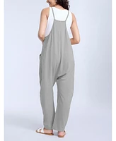 Motherhood Maternity Women's Sleeveless Relaxed Fit Jumpsuit