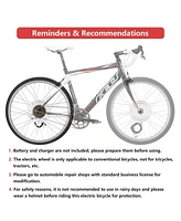 Yescom Electric Bicycle Motor Conversion Kit for 24" 750W 36V E-bike Rear Wheel