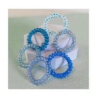 Headbands of Hope Hair Tie Set - Blue Bliss