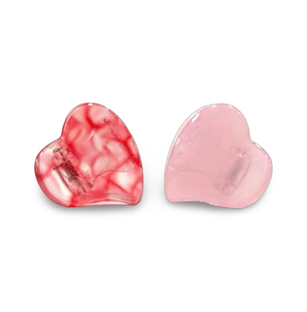 Headbands of Hope Mini Heart Clip Set