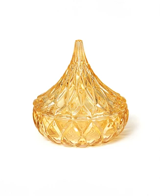 Godinger Candy Dish, Amber Hershey's Kiss