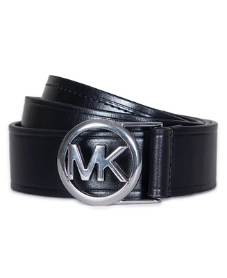Micheal Kors Women's Embossed Logo Leather Belt