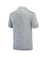 Tommy Bahama Men's Gray Wake Forest Demon Deacons Sport Palm Coast Palmera IslandZone Polo Shirt
