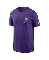 Nike Men's Purple Minnesota Vikings Team Incline T-Shirt