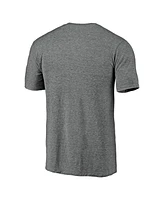 Fanatics Mto Label Men's Heather Gray Arizona State Sun Devils Arched City Tri-Blend T-Shirt