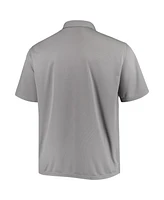 Men's Fanatics Gray Chicago White Sox Big Tall Solid Birdseye Polo Shirt
