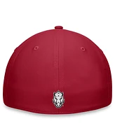 Top of the World Men's Heather Gray/Cardinal Arkansas Razorbacks Merge Flex Hat