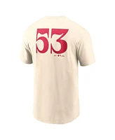 Nike Men's Adolis Garcia Natural Texas Rangers City Connect Fuse Name Number T-Shirt
