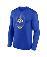 Nike Men's Royal Los Angeles Rams Icon Legend Performance Long Sleeve T-Shirt