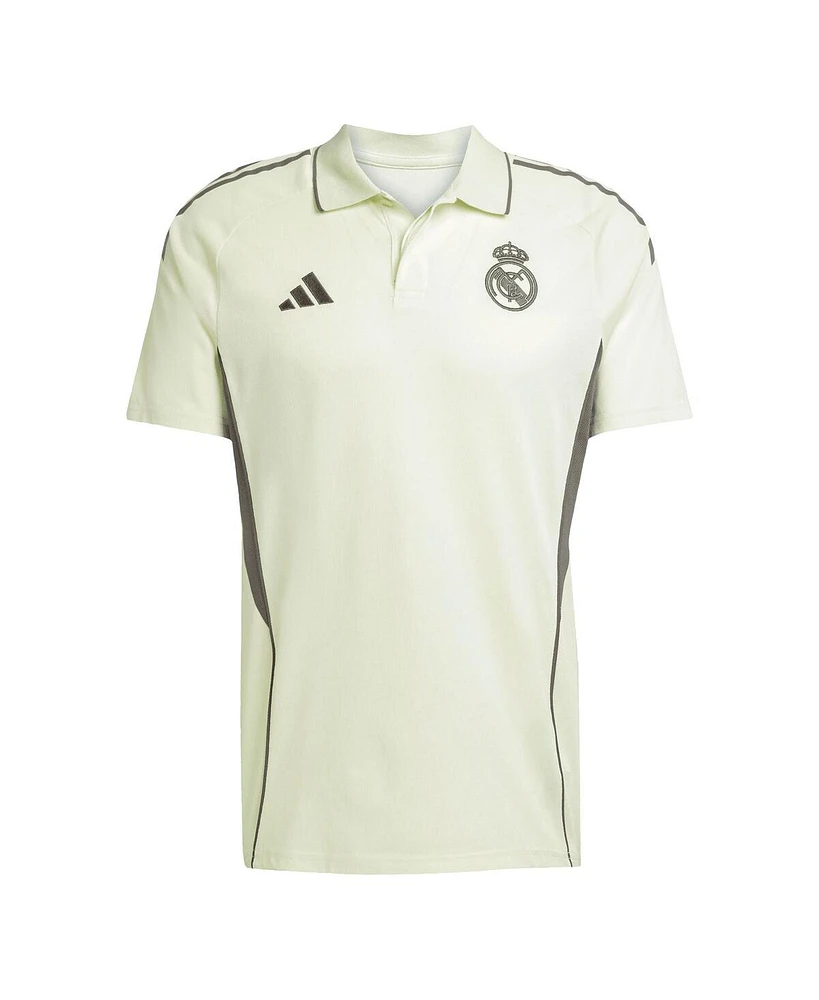 Adidas Men's Light Green Real Madrid 2025/26 Training Polo Shirt