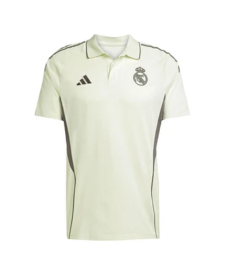 Adidas Men's Light Green Real Madrid 2025/26 Training Polo Shirt