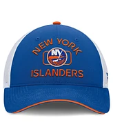 Fanatics Men's Royal/White New York Islanders Authentic Pro Rink Trucker Hat