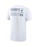 Fanatics Men's White Dallas Cowboys Repeat Stats T-Shirt