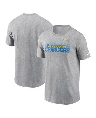 Nike Men's Heather Gray Los Angeles Chargers Local Essential T-Shirt
