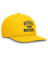 Jordan Men's Maize Michigan Wolverines Athletics Pro Adjustable Hat