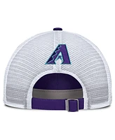 Nike Men's and Women's Purple/White Arizona Diamondbacks 2025 City Connect Club Trucker Adjustable Hat