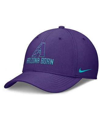 Nike Men's Purple Arizona Diamondbacks 2025 City Connect Rise Swoosh Performance Flex Hat