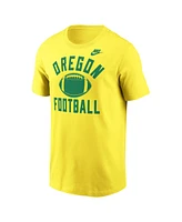 Nike Men's Yellow Oregon Ducks Legacy Football Icon T-Shirt