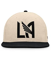Fanatics Men's Cream Lafc Tempo Corduroy Snapback Hat