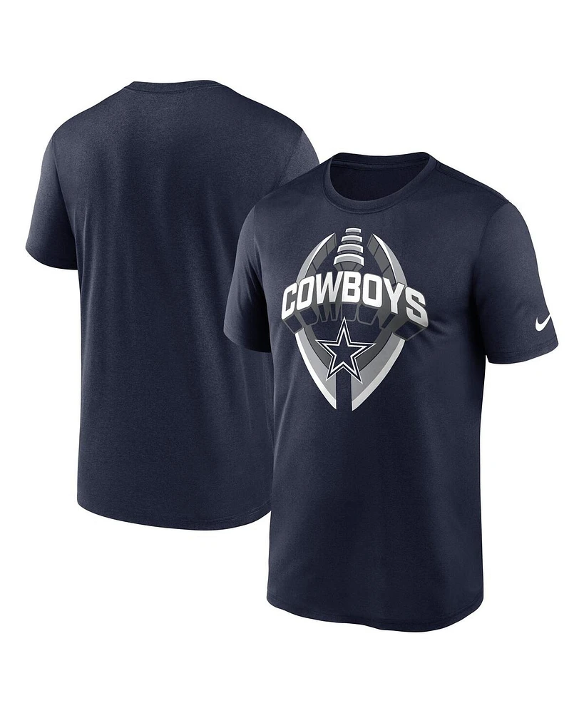 Nike Men's Navy Dallas Cowboys Legend Icon Performance T-Shirt