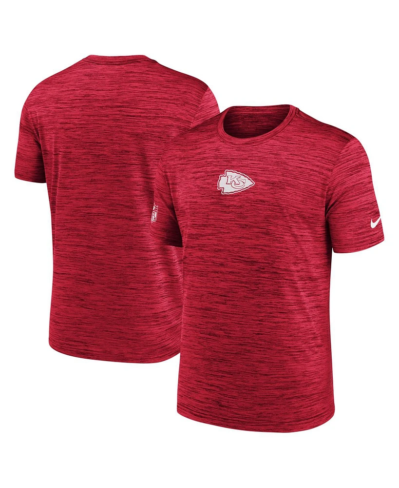 Nike Men's Red Kansas City Chiefs Big Tall Sideline Velocity Performance T-Shirt