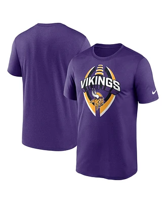 Nike Men's Purple Minnesota Vikings Legend Icon Performance T-Shirt
