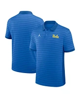 Jordan Men's Blue Ucla Bruins 2025 Early Season Coaches Sideline Victory Stripe Performance Polo Shirt
