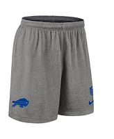 Nike Men's Gray Buffalo Bills Sideline Reversible Performance Shorts