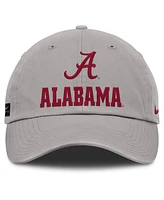 Nike Men's Gray Alabama Crimson Tide 2025 Sideline Club Adjustable Hat