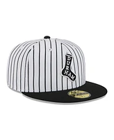 New Era Men's White Durham Bulls Theme Nights 59FIFTY Fitted Hat