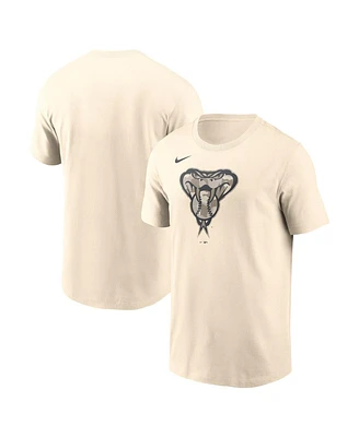 Nike Men's Cream Arizona Diamondbacks Camo Logo T-Shirt