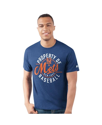 Starter Men's Royal New York Mets Prime Time Property of T-Shirt