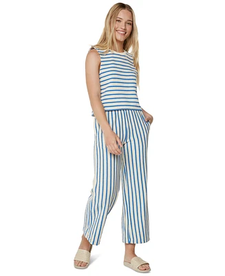 Roxy Juniors' Java Stripe Cotton Pants