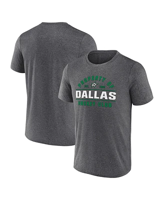 Fanatics Men's Heather Charcoal Dallas Stars Property of T-Shirt