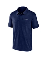 Logo Athletic Men's Navy Denver Broncos Unstoppable Polo Shirt