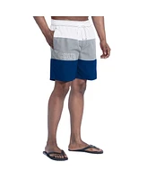 G-iii Sports by Carl Banks Men's Royal/Gray Indianapolis Colts Sunrise Volley Swim Shorts
