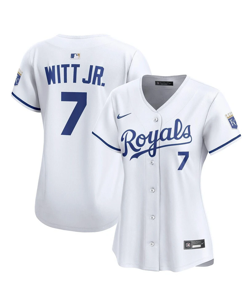 Nike Women's Bobby Witt Jr. White Kansas City Royals Home Limited Jersey