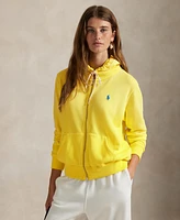 Polo Ralph Lauren Women's Lightweight Fleece Full-Zip Hoodie Sweatshirt
