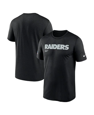 Nike Men's Black Las Vegas Raiders Sideline Legend Performance T-Shirt